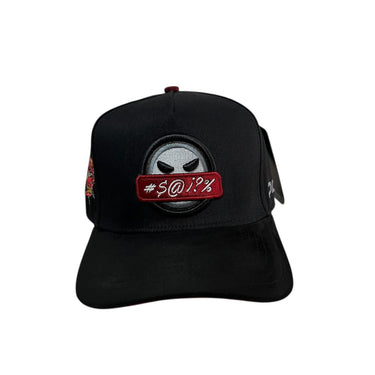 GORRA JC HATS BEAUTIFUL DISASTER ANGRY BLACK V/C NEGRO UNITALLA