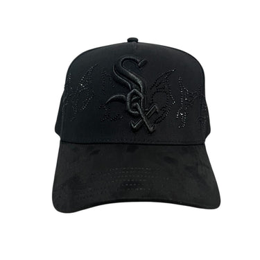 GORRA DAKAPS SOX CRISTALES BLACK V/C NEGRO UNITALLA