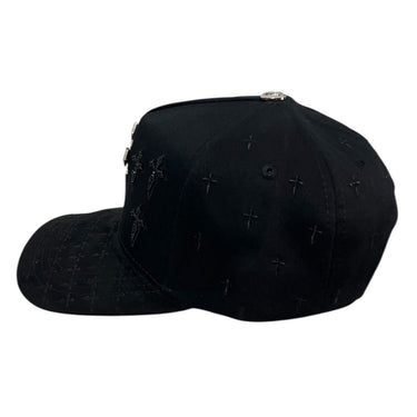 GORRA BIGG BOSS CRUZ PLATEADA V/C NEGRO UNITALLA