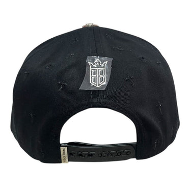 GORRA BIGG BOSS CRUZ PLATEADA V/C NEGRO UNITALLA
