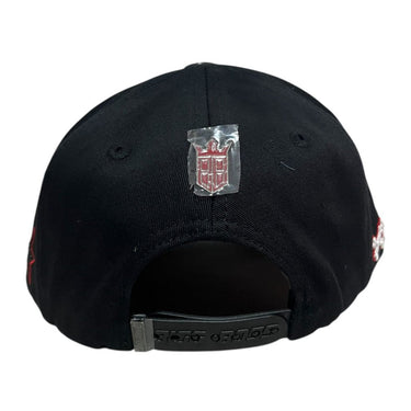 GORRA BIGG BOSS AMIRI PLACA ROJO V/C NEGRO UNITALLA