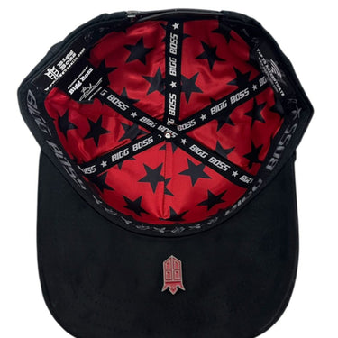 GORRA BIGG BOSS AMIRI PLACA ROJO V/C NEGRO UNITALLA