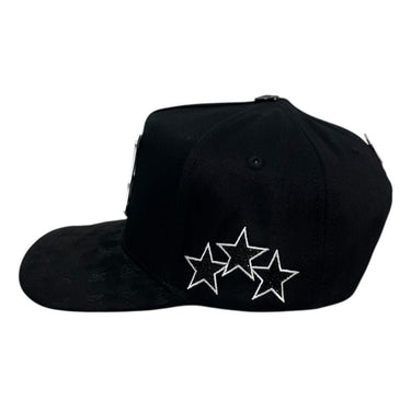 GORRA BIGG BOSS AMIRI PLACA BLANCO V/C NEGRO UNITALLA