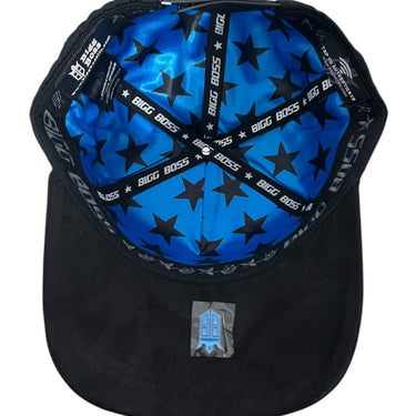 GORRA BIGG BOSS AMIRI PLACA AZUL V/C NEGRO UNITALLA