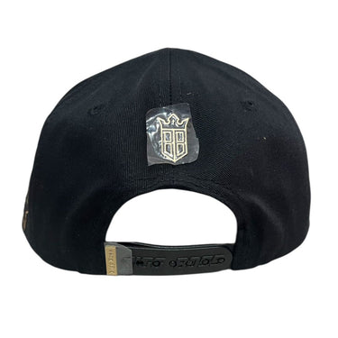 GORRA BIGG BOSS AMIRI PLACA BRONCE V/C NEGRO UNITALLA