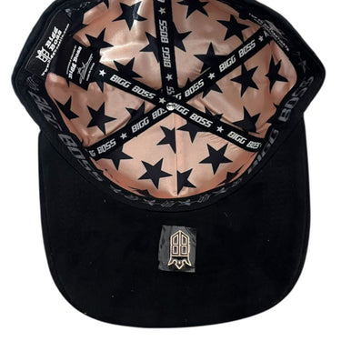 GORRA BIGG BOSS AMIRI PLACA BRONCE V/C NEGRO UNITALLA