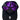GORRA BIGG BOSS AMIRI MORADO V/C NEGRO UNITALLA