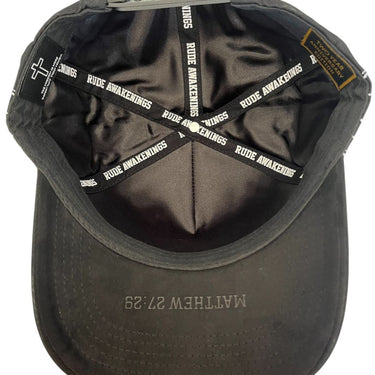 GORRA RUDE AWAKENINGS JESUS CHRIST V/C NEGRO UNITALLA