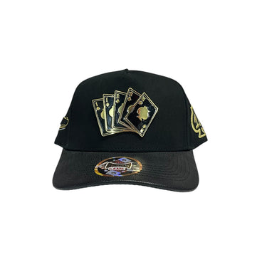 GORRA IRON TRENDY POKER GOLD V/C NEGRO UNITALLA