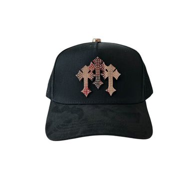 GORRA BARBAS HATS CHROME ORO V/C NEGRO UNITALLA