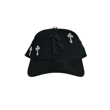 GORRA BARBAS HATS B-CHOME ORO V/C NEGRO UNITALLA