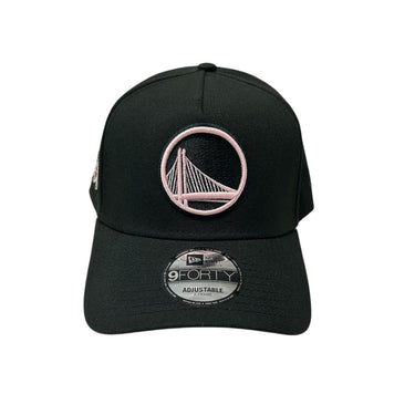 GORRA NEW ERA GOLDEN STATE WARRIORS 1946 COLECTION 9FORTY UNITALLA NEGRO/ROSA