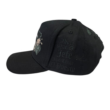 GORRA FINO X EDICION ESPECIAL DEJENME HACER DINERO V/C NEGRO UNITALLA