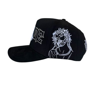 GORRA RUDE AWAKENINGS JESUS CHRIST V/C NEGRO UNITALLA