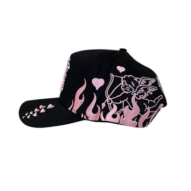 GORRA 31 HATS NEW YORK PERLAS WITH LOVE V/C UNITALLA NEGRO ROSA
