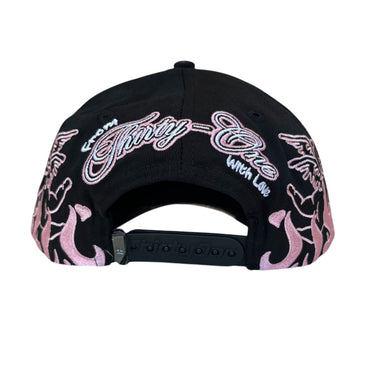 GORRA 31 HATS NEW YORK PERLAS WITH LOVE V/C UNITALLA NEGRO ROSA