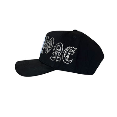 GORRA 31 HATS NEW YORK CRYSTALES BLANCOS V/C NEGRO UNITALLA