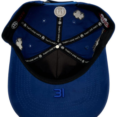 GORRA 31 HATS LA MONEY CLOUDS SUEDE V/C AZUL UNITALLA