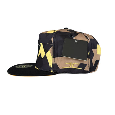 GORRA JC HATS POKER CAMO YELLOW V/P UNITALLA AMARILLO/NEGRO