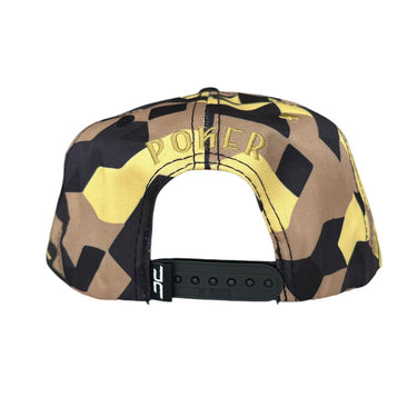 GORRA JC HATS POKER CAMO YELLOW V/P UNITALLA AMARILLO/NEGRO