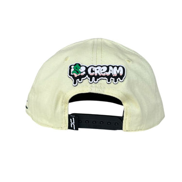 GORRA JC HATS ICE CREAM BEIGE V/P VERDE UNITALLA