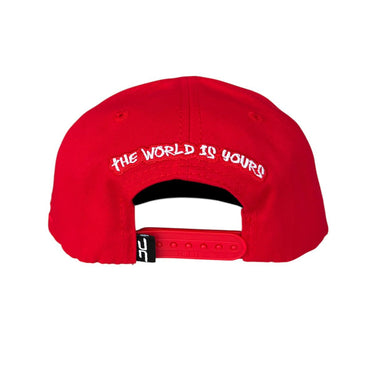 GORRA JC HATS SCARFACE TONY FACE V/P ROJO UNITALLA