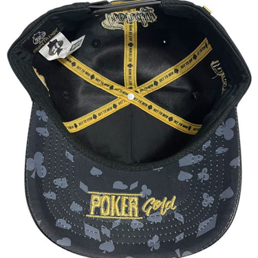 GORRA IRON TRENDY POKER GOLD V/C NEGRO UNITALLA