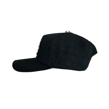 GORRA BARBAS HATS CHROME ORO V/C NEGRO UNITALLA