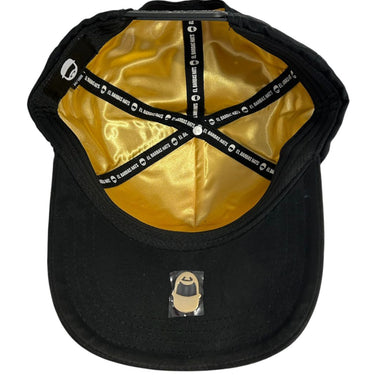 GORRA BARBAS HATS B-CHOME ORO V/C NEGRO UNITALLA