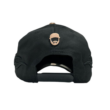 GORRA BARBAS HATS B STAR ROSE GOLD V/C NEGRO UNITALLA