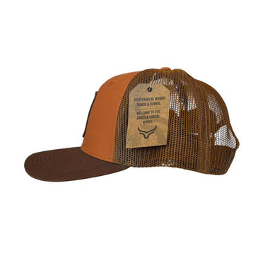 GORRA RANCH & CORRAL RCWD6 V/C UNITALLA NARANJA/CAFE