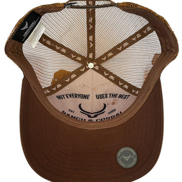 GORRA RANCH & CORRAL RCWD6 V/C UNITALLA NARANJA/CAFE