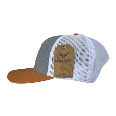 GORRA RANCH & CORRAL RCDB1 V/C UNITALLA GRIS/BLANCO