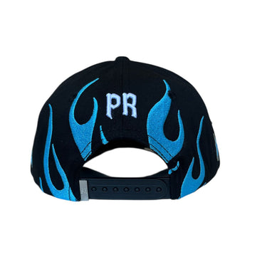GORRA PR ANGEL DUST AZUL V/C NEGRO/AZUL